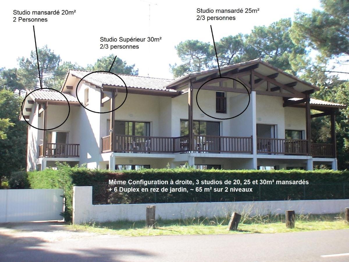Studio Mansarde Climatise Les Roseaux Bord De Lac Biscarrosse Exterior foto